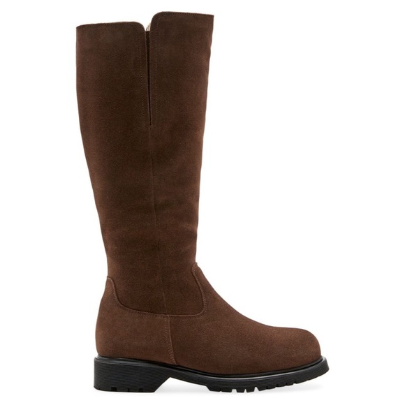 La Canadienne Helene Shearling-Lined Suede Boots in Brown, NWT, Size 11 - Picture 11 of 11